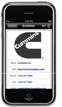 ConExpo iPhone and Android App Powered by Cummins