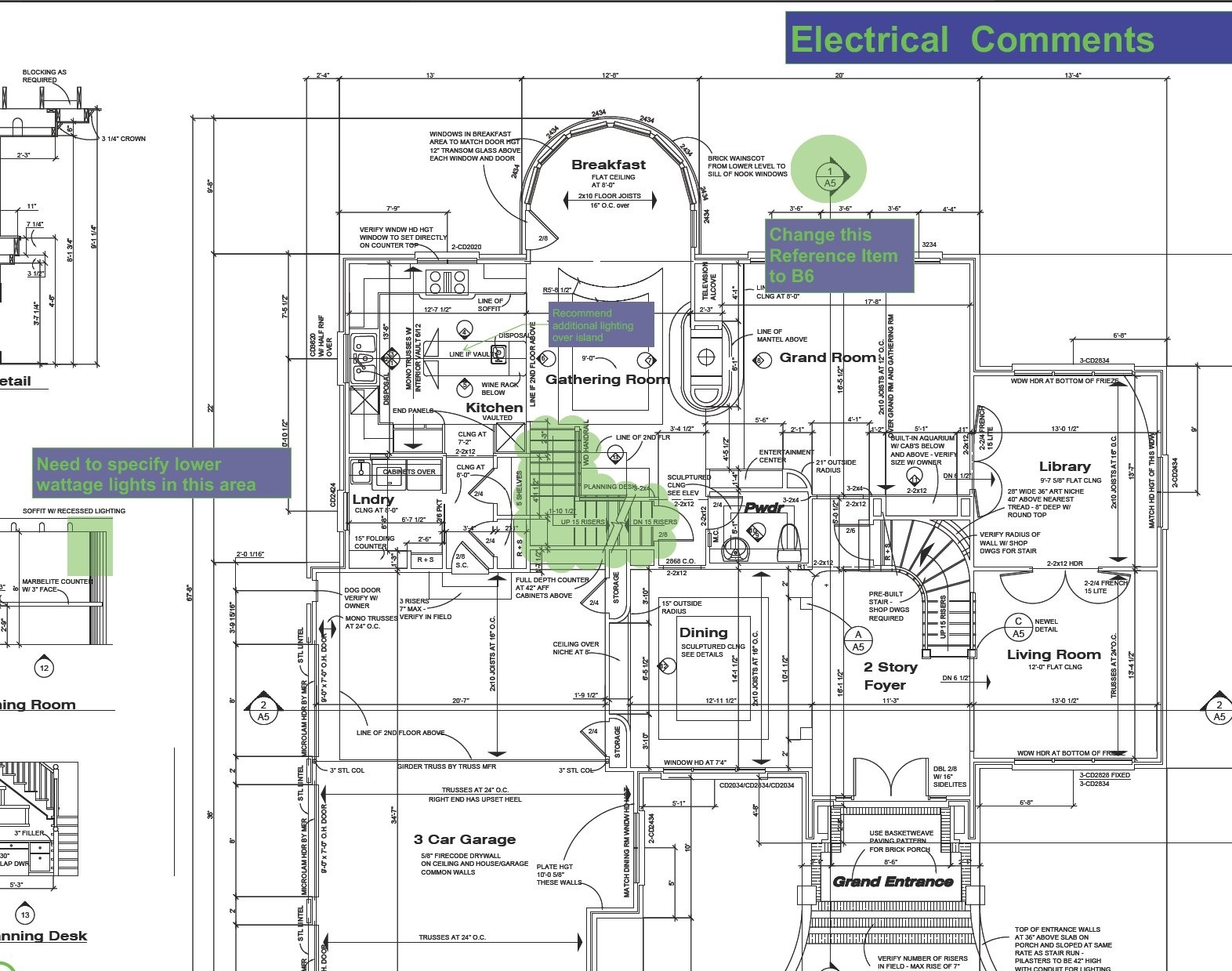 Construction PDF with Markups