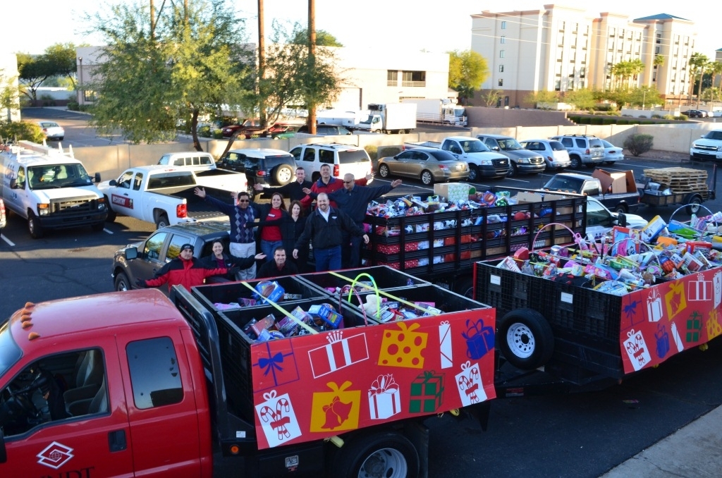 The Arizona construction industry really delivered on the 2012 Toy Drive