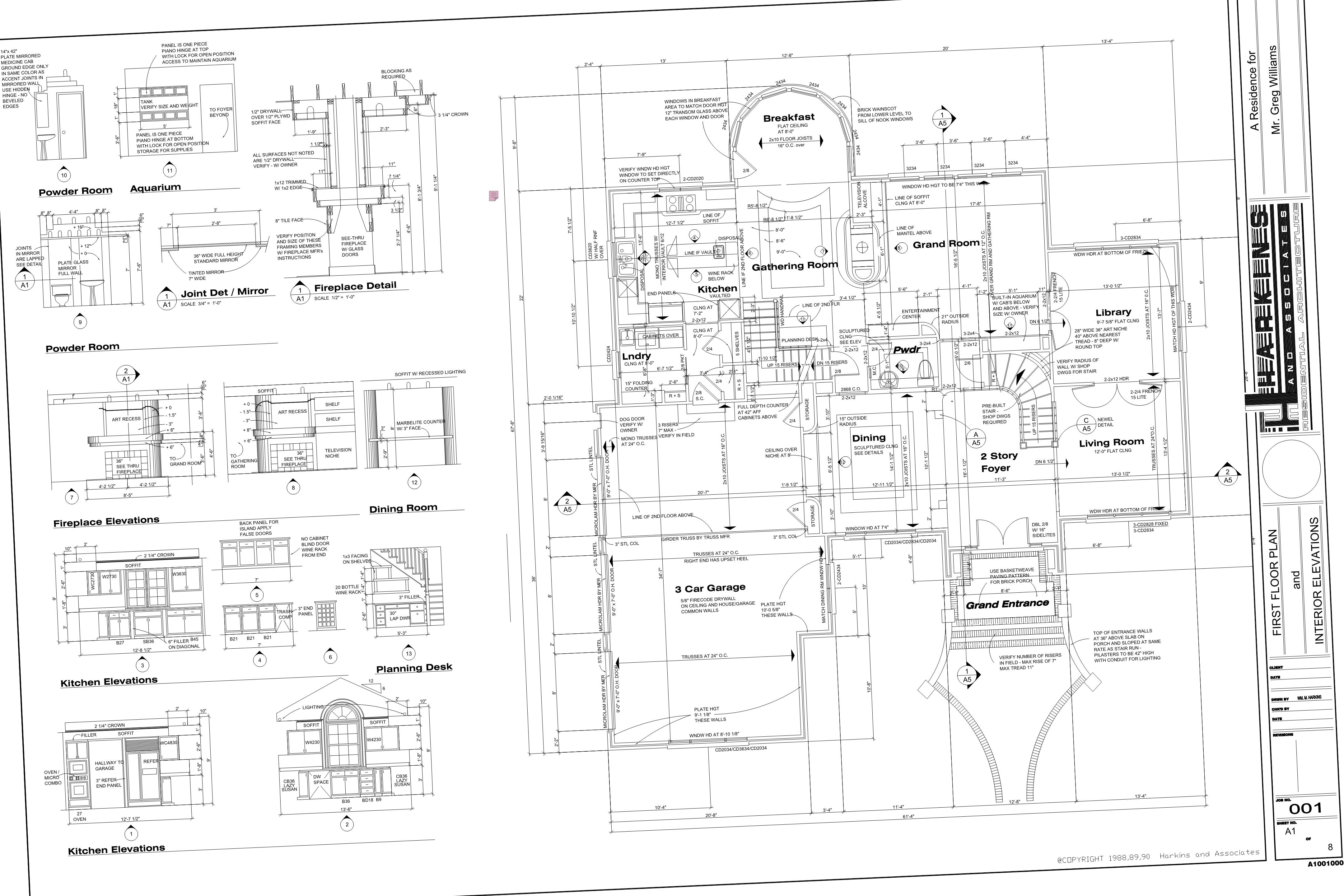 Skewed PDF plan set