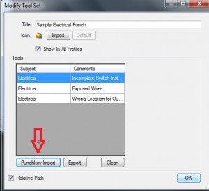 Punchkey Import adds each line entry as a symbol