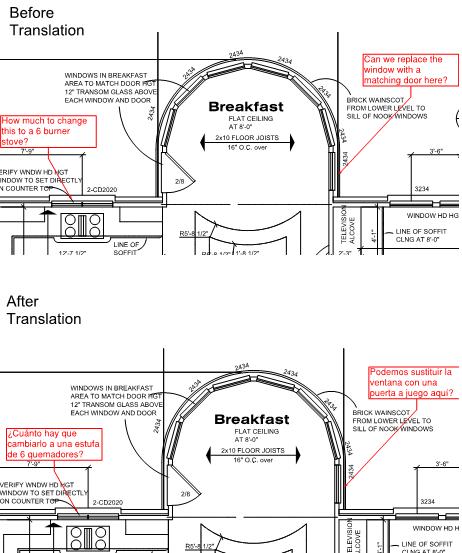 Bluebeam can translate markups to 50+ languages