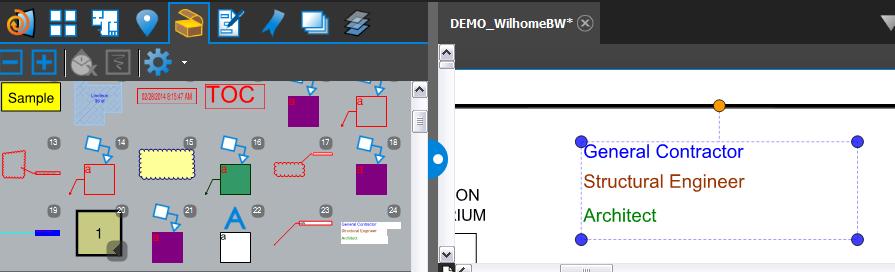 Multi-colored Legend Tool in Bluebeam