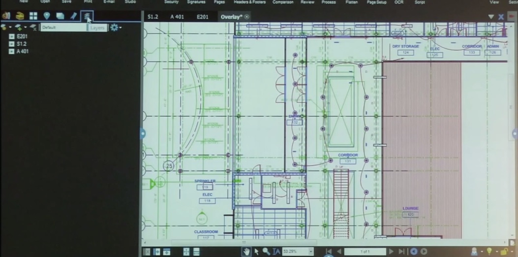 Coordination Overlays in Bluebeam Revu