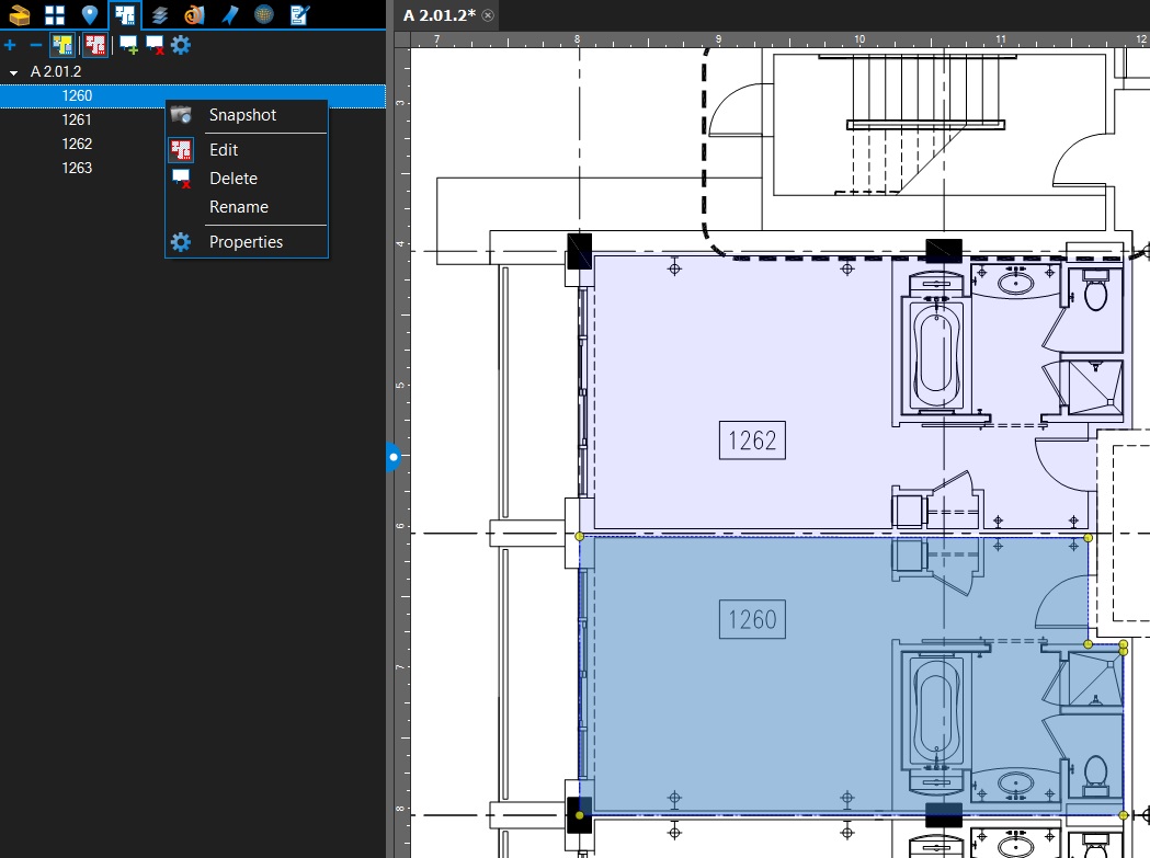 Snapshot a Space in Bluebeam