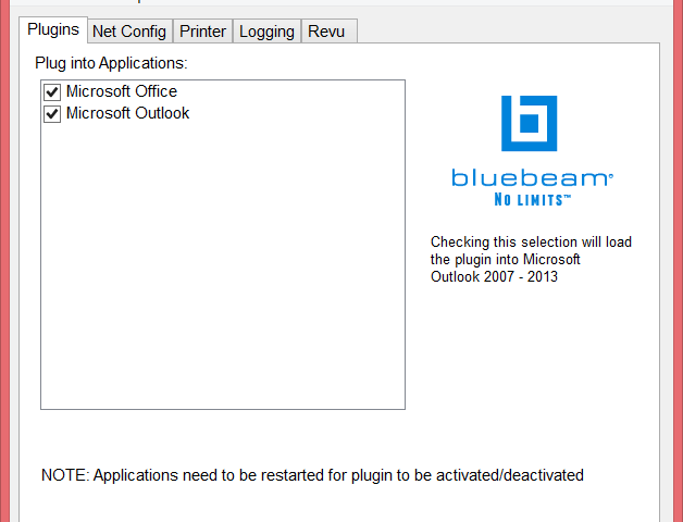 How to install the Bluebeam Outlook PlugIn