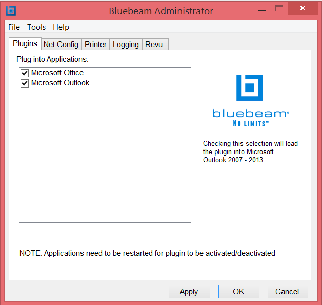 How to install the Bluebeam Outlook PlugIn