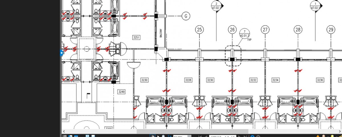 Quickly assign many take-off markups to a single layer