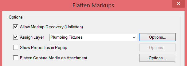 Assign All Markups to a Layer in one step