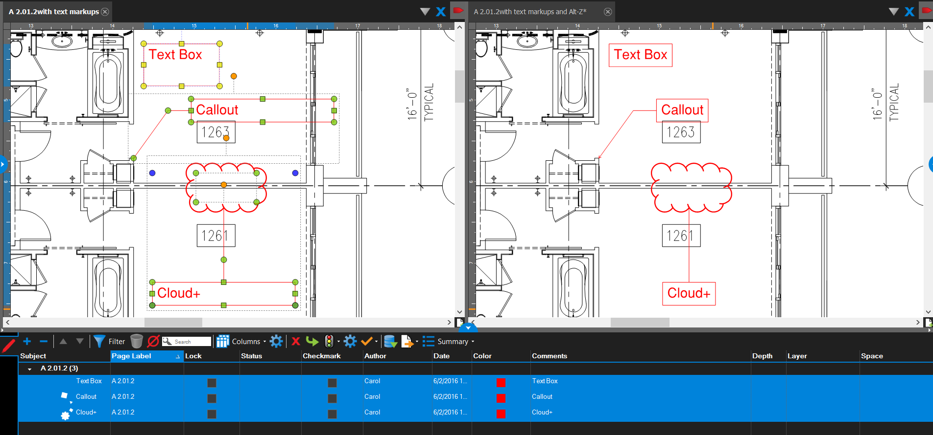 How to Auto size Markups in Bluebeam Revu