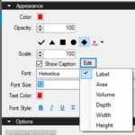 Show Caption option for Custom Count tools