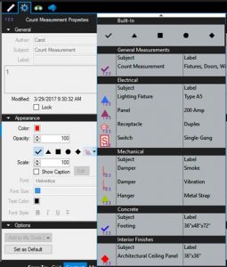 Custom Count Markup Tools in Bluebeam Revu 2017