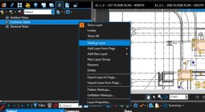 Assigning a default Markup Layer in Bluebeam Revu