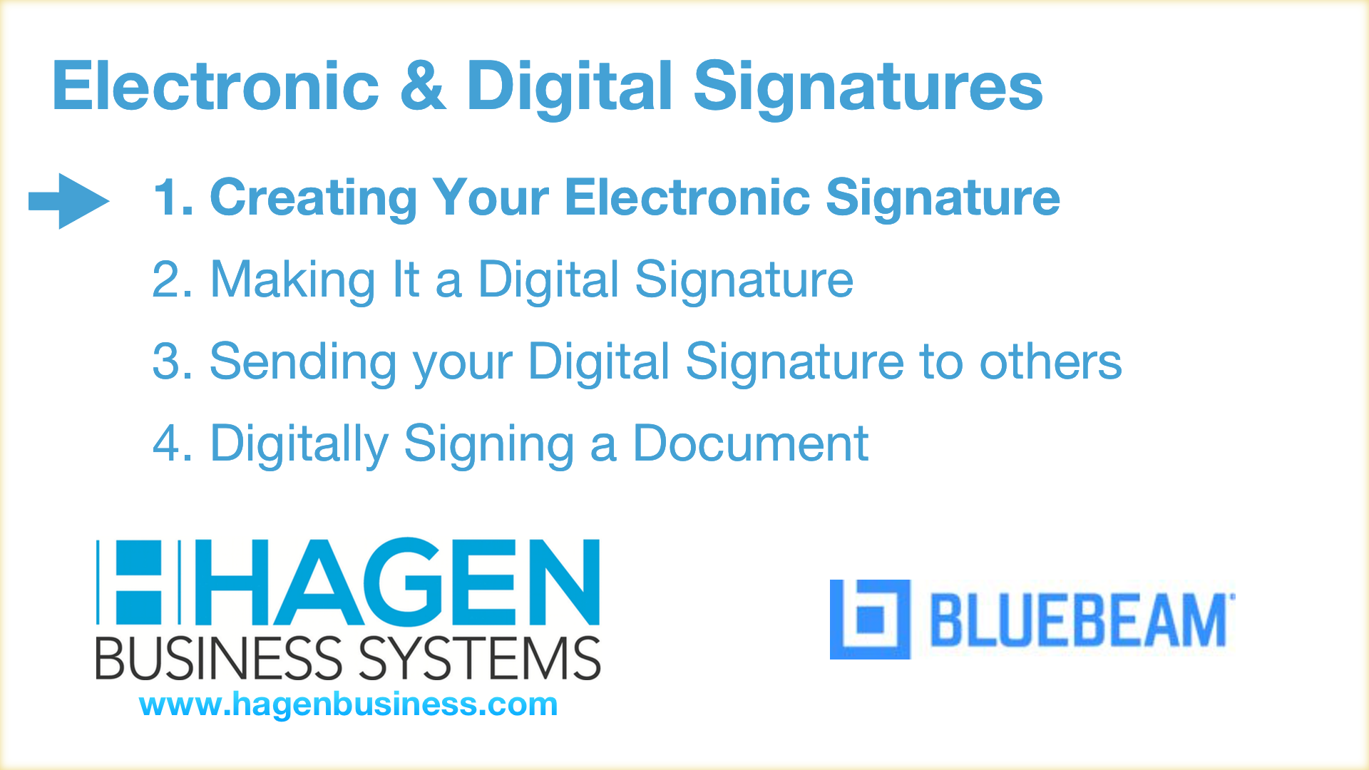 How to create an electronic signature in Bluebeam Revu