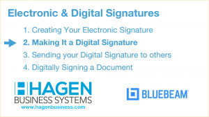 Blueberam Revu: Bluebeam Digital Signatures Creation: Making a digital signature